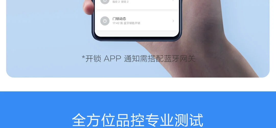 Xiao mi jia умный дверной замок Молодежный умный замок Пароль отпечатка пальца Bluetooth разблокировка обнаружения сигнализации работы mi Home управление приложением