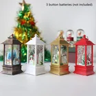 Санта-Клаус, снеговик, фонарь, освещение для дома, Рождественская елка, украшение, рождественские подарки, новый год 2022