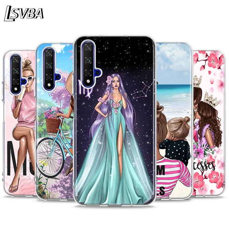 

Girl Boy Fashion Baby Silicone Cover For Honor 20 20S 20E 8 8A Prime 8X MAX 8C 8S 7A 7C 7S Pro Phone Case