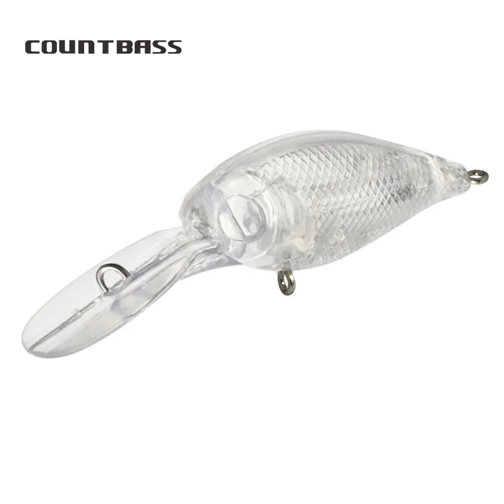 10 шт Пустые твердые приманки тела Crankbait 37 мм неокрашенные рыболовные затычки