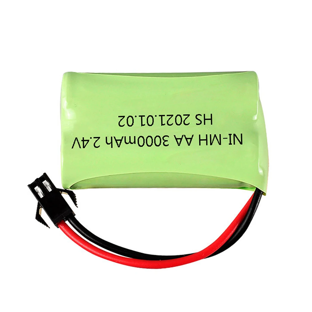 Аккумуляторная батарея 2 4 В 3000 мАч Ni-MH перезаряжаемая для игрушек с дистанционным