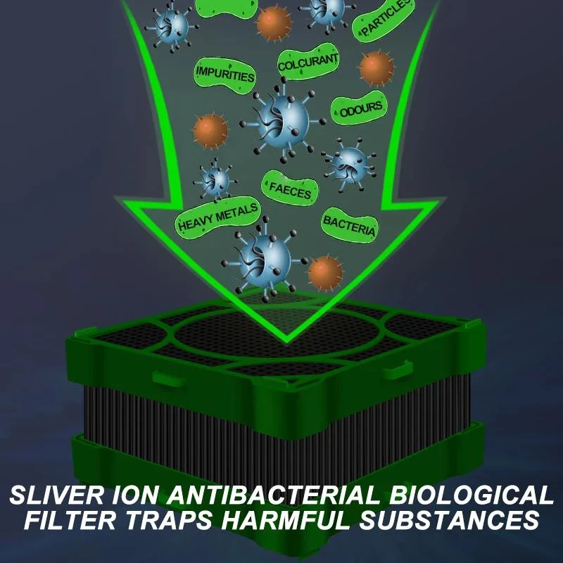 Аквариумный фильтр кубики сильная фильтрация поглощение активированный углерод Магнитный аквариум