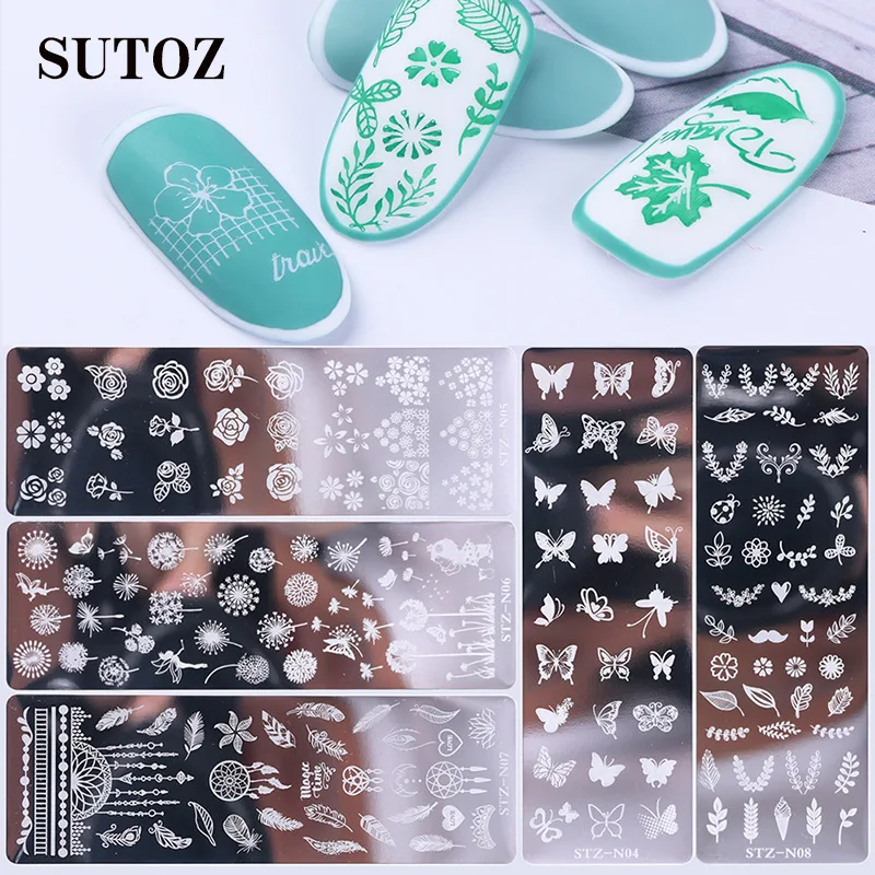 Наклейка для ногтей прямоугольная пластина мраморная текстура чернила из