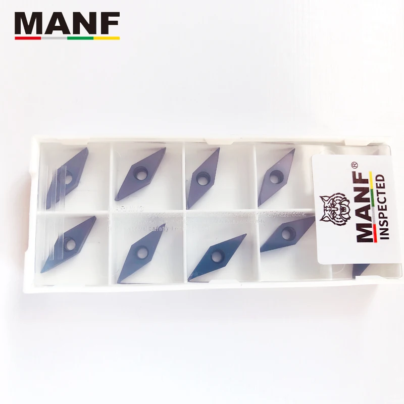 MANF токарные инструменты токарные мини-инструменты VBGT110302L-F твердосплавные вставки из карбида вольфрама Сменные Токарные Вставки SVJBR инструменты