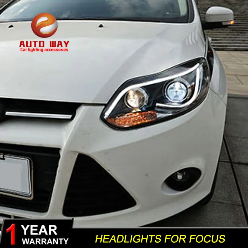 

Car stying Case For Ford Focus 2012-2014 Focus headlights For Focus headlight head lamp led DRL front Bi-Xenon Focus