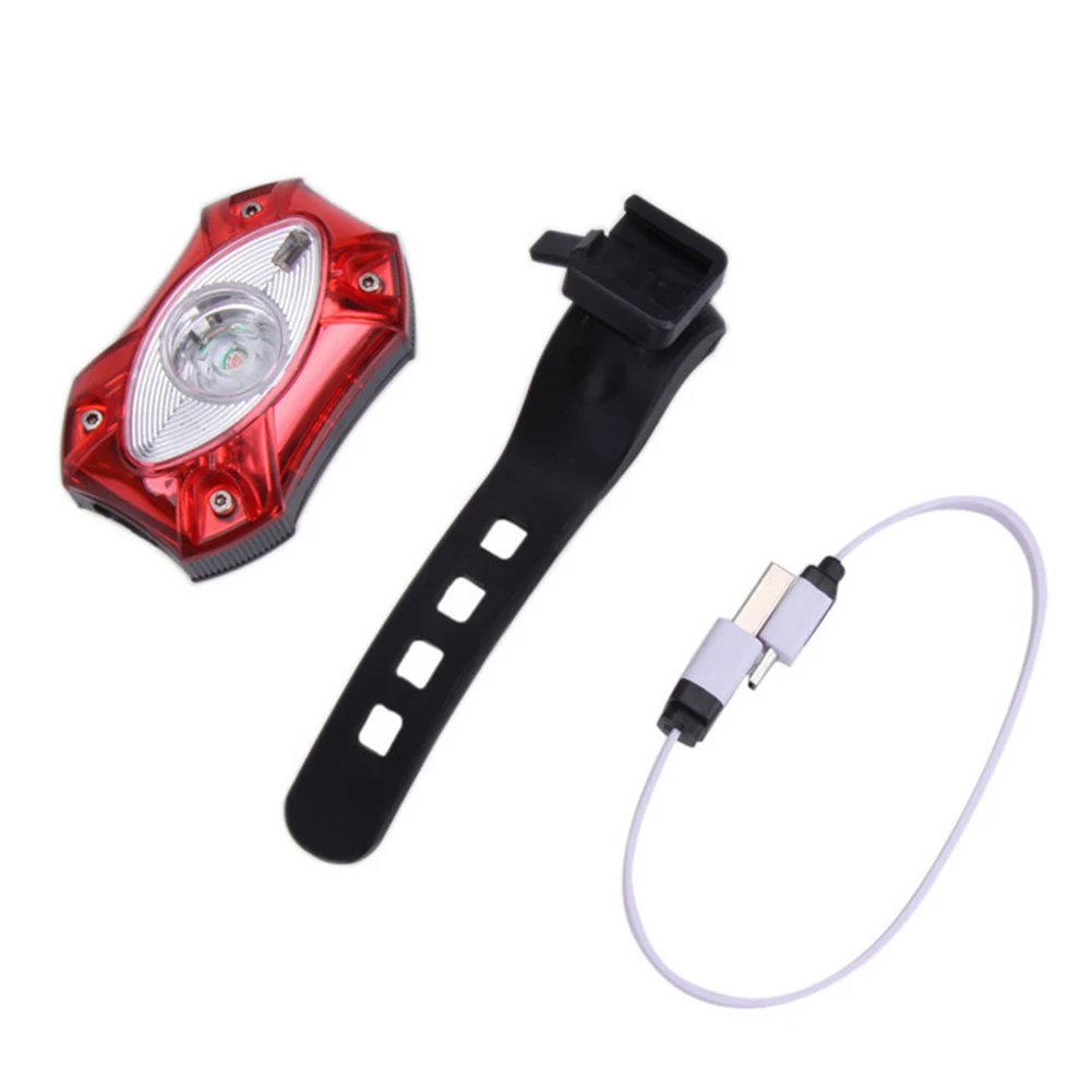 

3W USB Rechargeable Rear Tail Bike Light Lamp Taillight Raypal Rain Waterproof High brightness LED Safety Cycling Bicycle Light