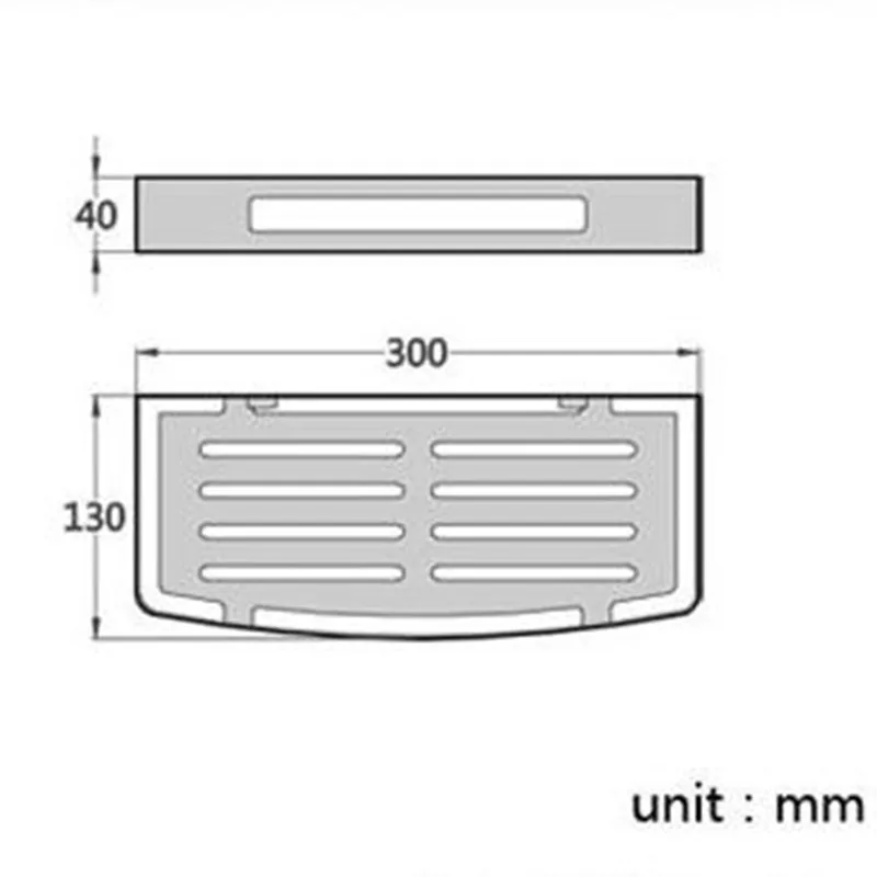 Черная угловая полка для ванной комнаты из нержавеющей стали 304 душа бутылка