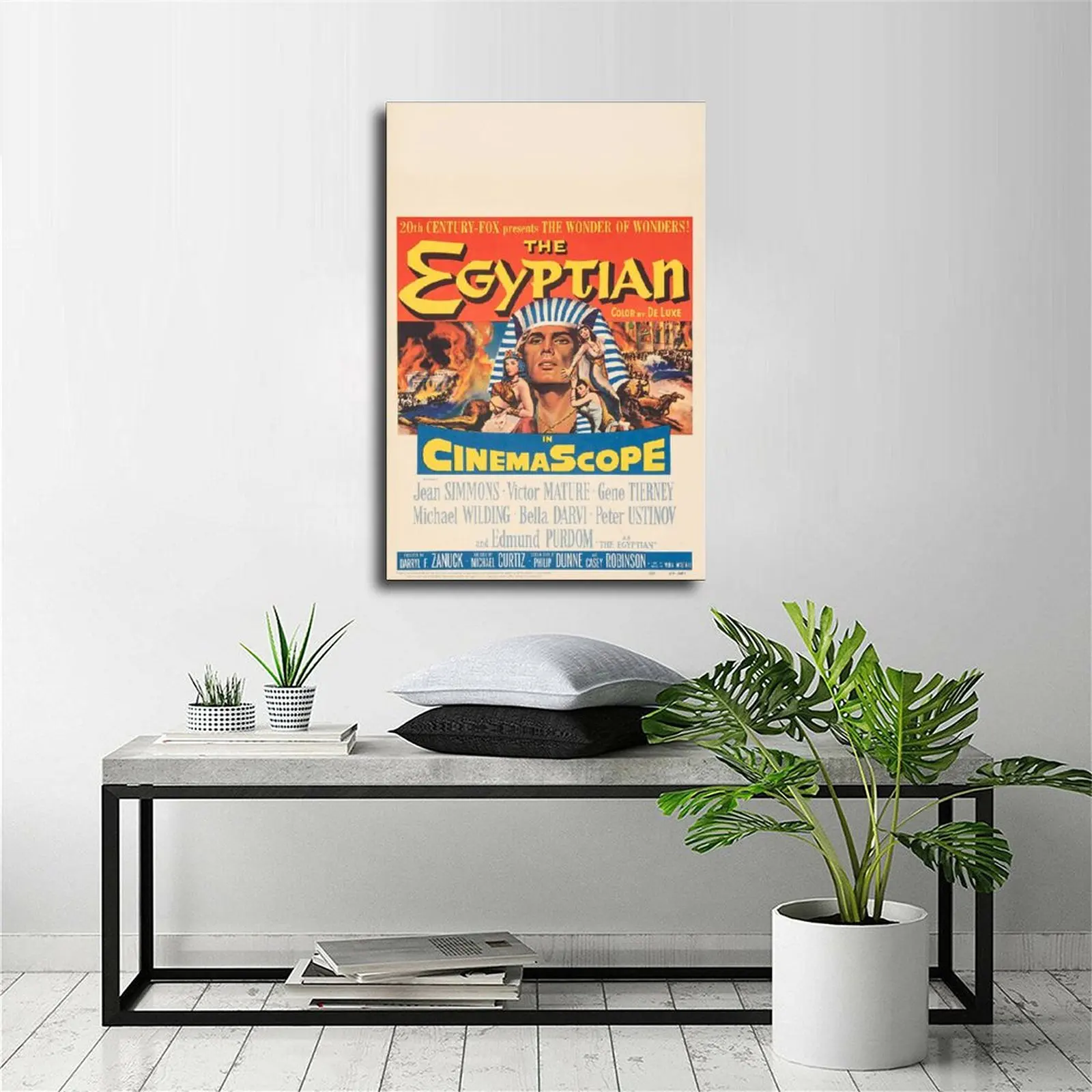 Настенный художественный плакат на египетском холсте современные декоративные