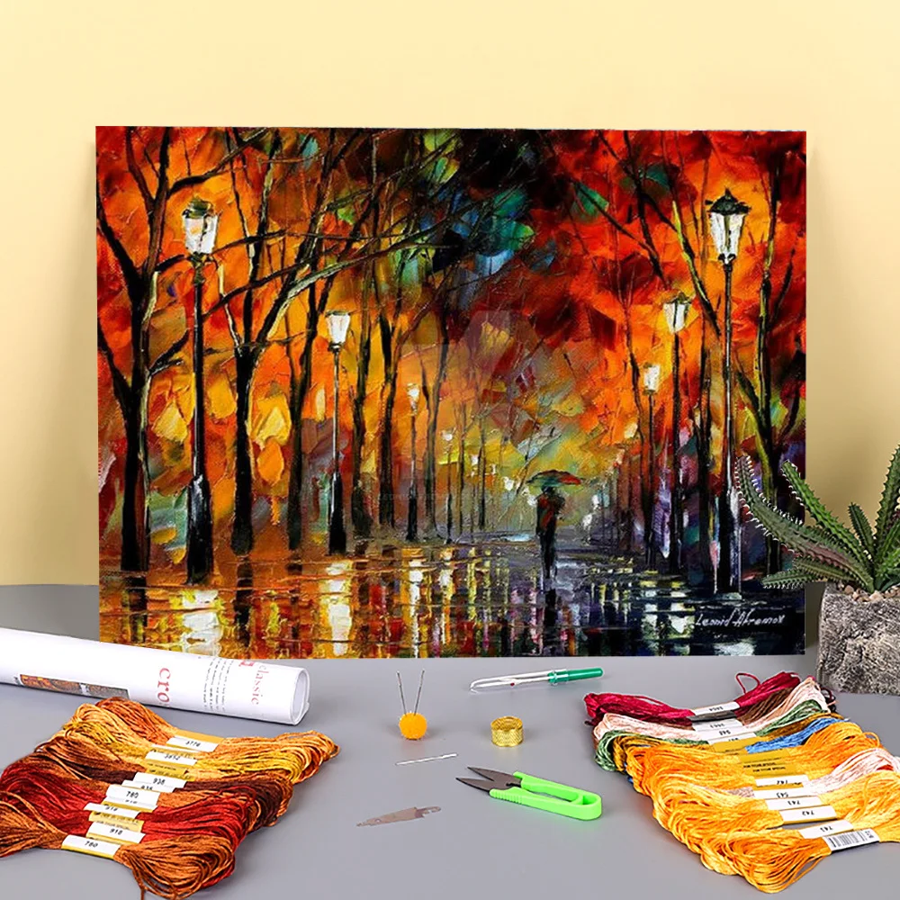 

Картина маслом стиль вечность печать 11CT вышивка крестиком узоры DMC нитки ручная работа картина подарок