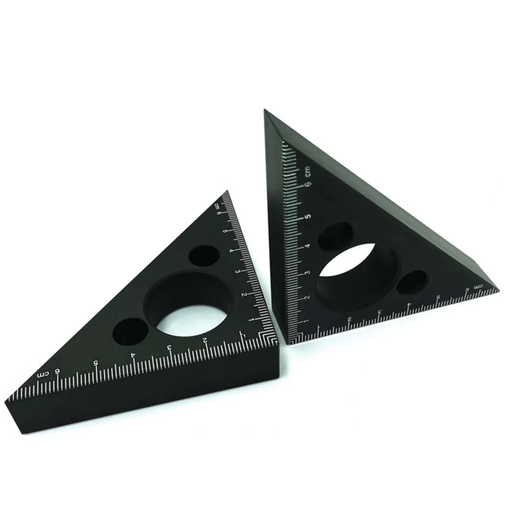 

45 Degree Angle Ruler Triangle Ruler Carpenter's Workshop Woodworking Tool