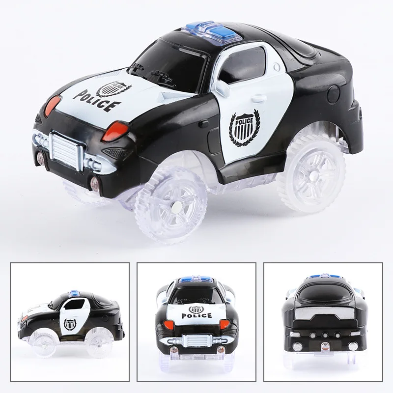 

Magic Electronics LED Car Toys With Flashing Lights Educational Toys Electronics Glow Car Lights Glowing Racing Toy
