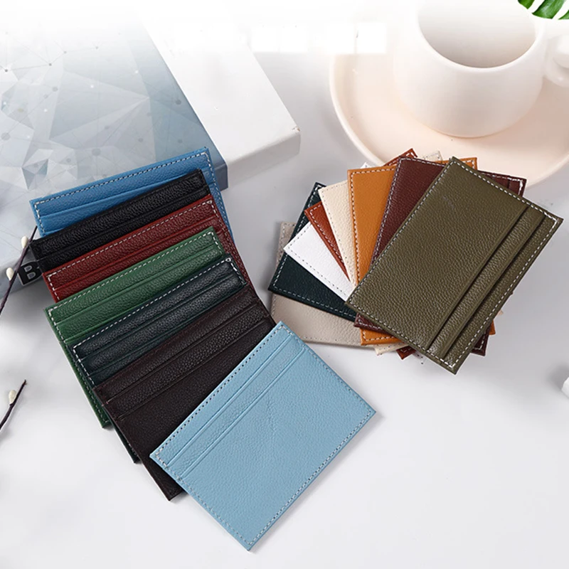 Чехол для карт унисекс из искусственной кожи визитница держатель кредитных