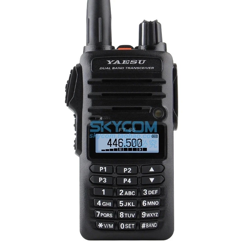 Original YAESU FT-65R FT-65 VHF UHF Dual Band Radio Transceiver FM Handheld Walkie-talkie Ricetrasmettitore