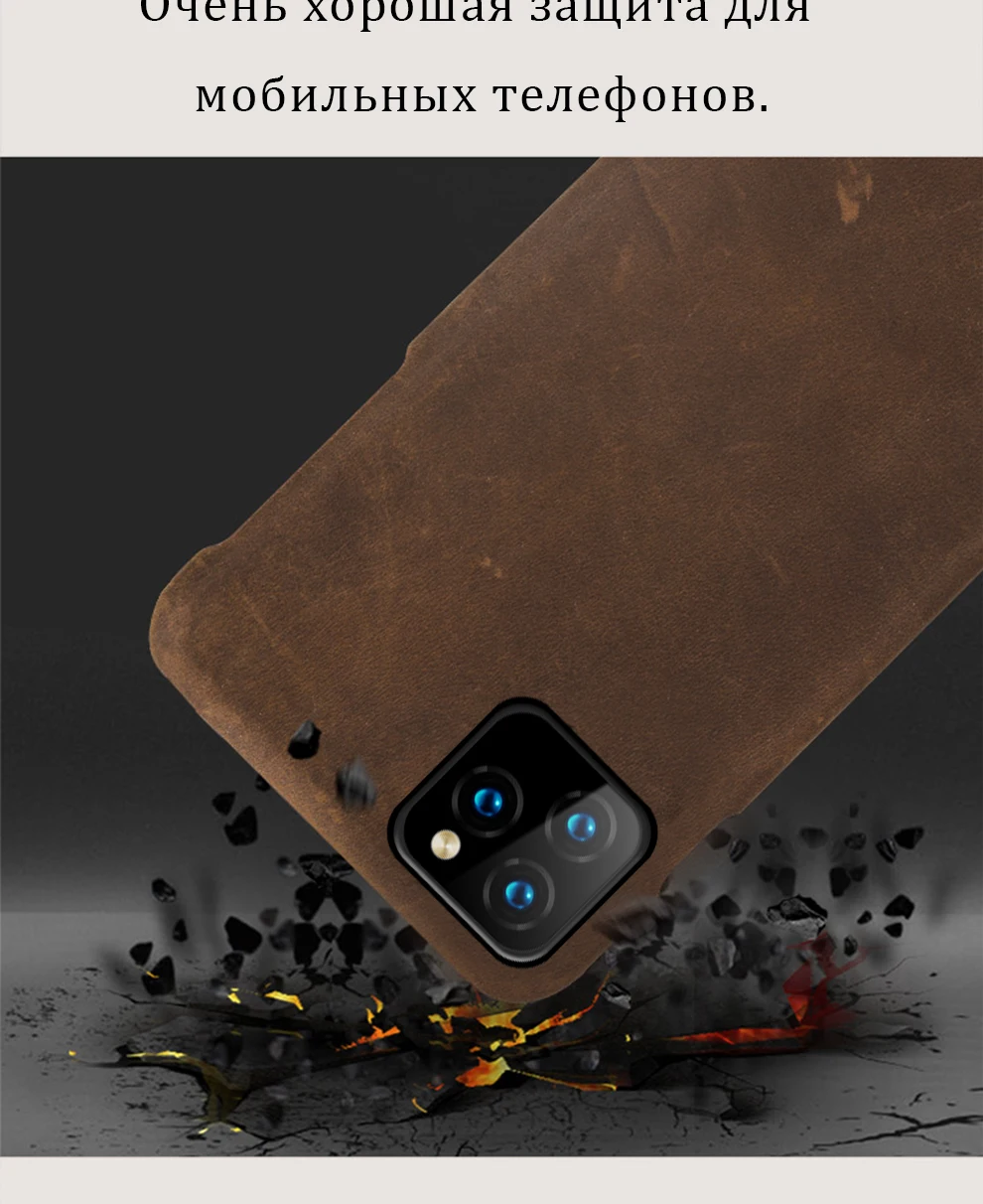 Подлинный подтягивающий кожаный чехол для телефона для iphone 11 11 Pro 11 Pro Max X XS XR XSMAX 6s 7 8 Plus 6 5 5S SE Plus Crazy чехол в виде лошади