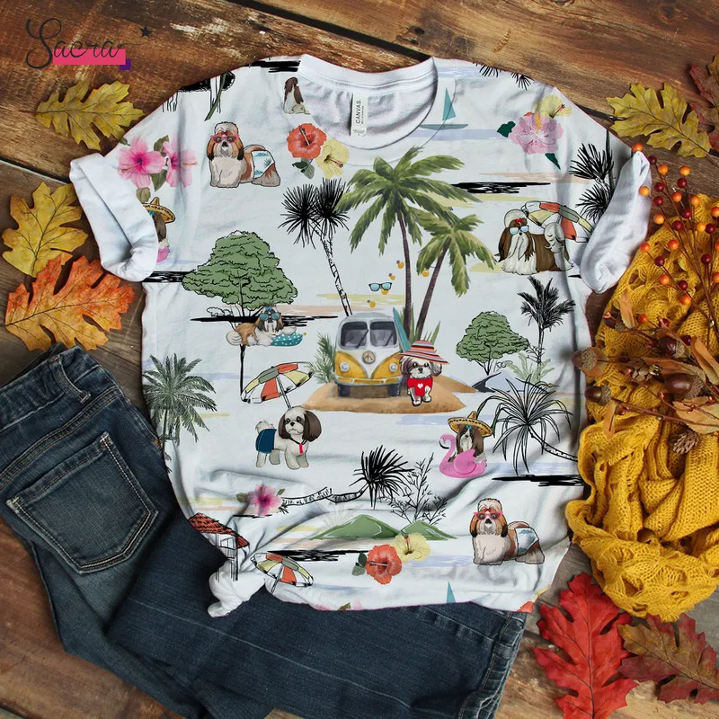 

New Dropshipping 3D Full Printing Sport Cartoon Tshirt Seamless Dog Usa Big Size Men Clothing Short Sleeve T Shirts