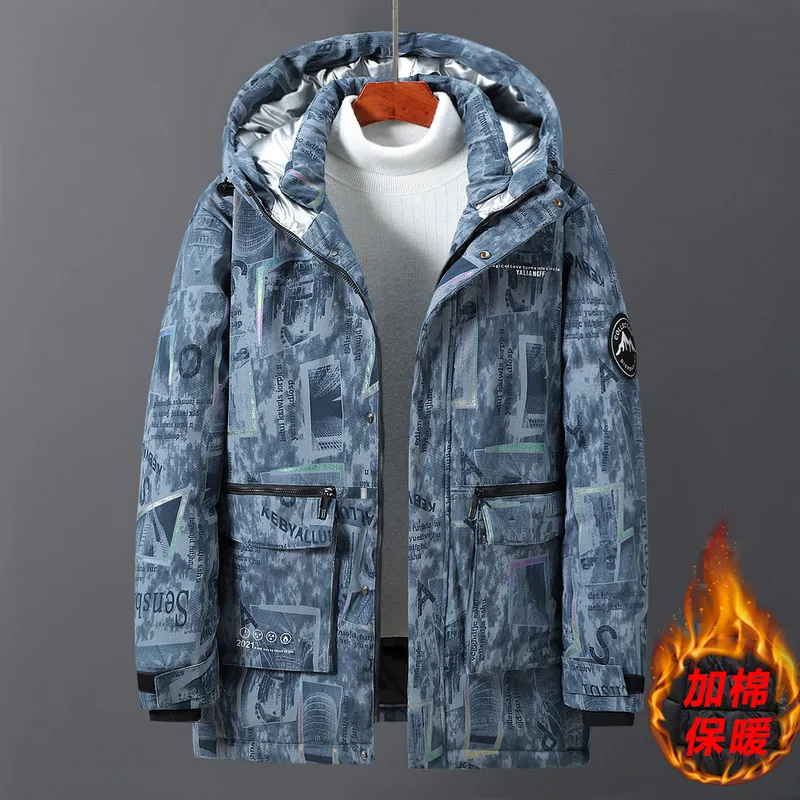 

Plus Size 7XL 8XL 9XL 10XL Men Winter Jacket Warm High Quality Cotton Padded Parka Camouflage Hooded Thicken Outerwear Men Coat