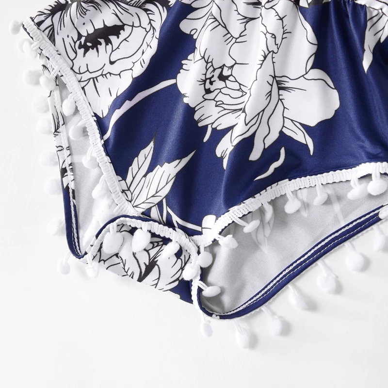 Платье для мамы и дочки синее желтое длинное платье с цветочным принтом одежда