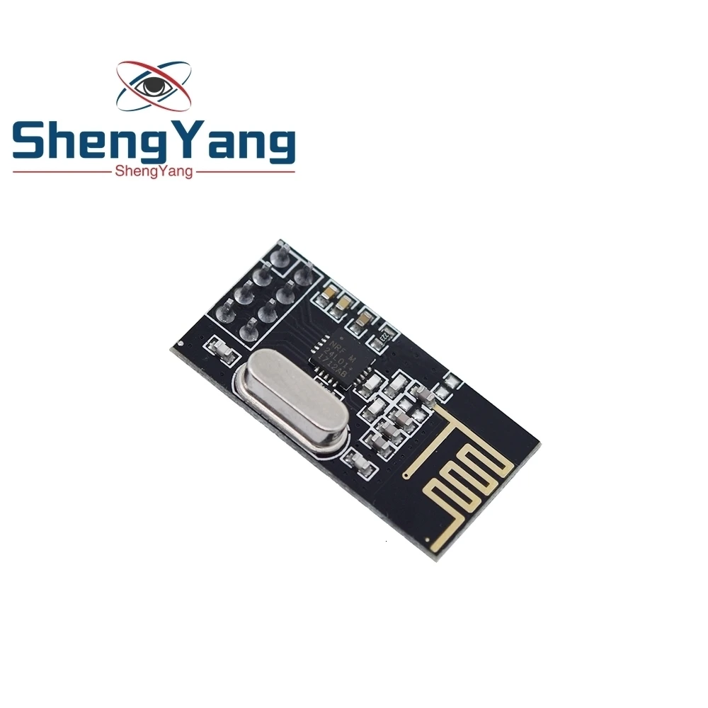 1 шт./лот ShengYang Черный nrf24l01 беспроводной модуль 24l01 2,4g беспроводной модуль Черный бриллиант
