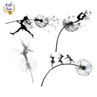 Сказочное украшение для сада, наружное украшение для сада, статуя, скульптуры, страна чудес, искусственное металлическое украшение