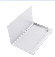 new 1pc 9 3x5 7x0 7cm business id credit card case metal fine box holder aluminum pocket business card holder bags