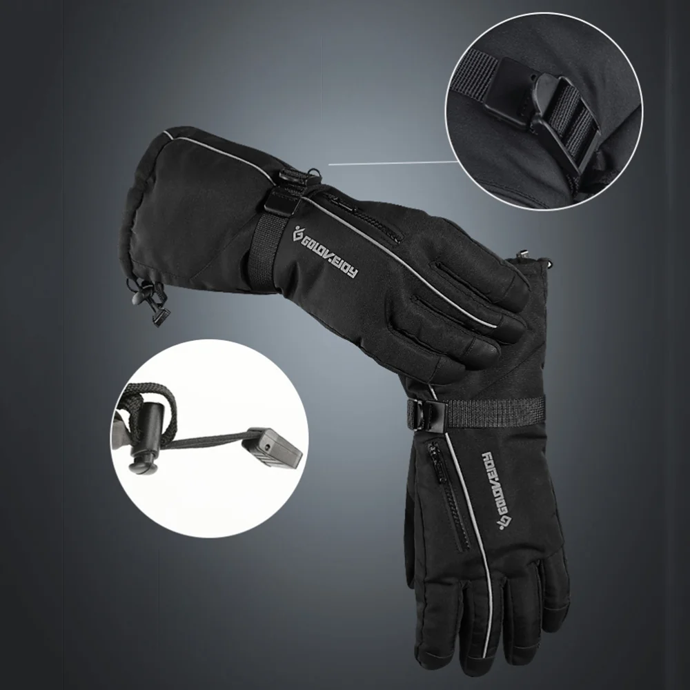 

1 Pair of Winter Skating Windproof Unisex Snowboard Thicken Size Black