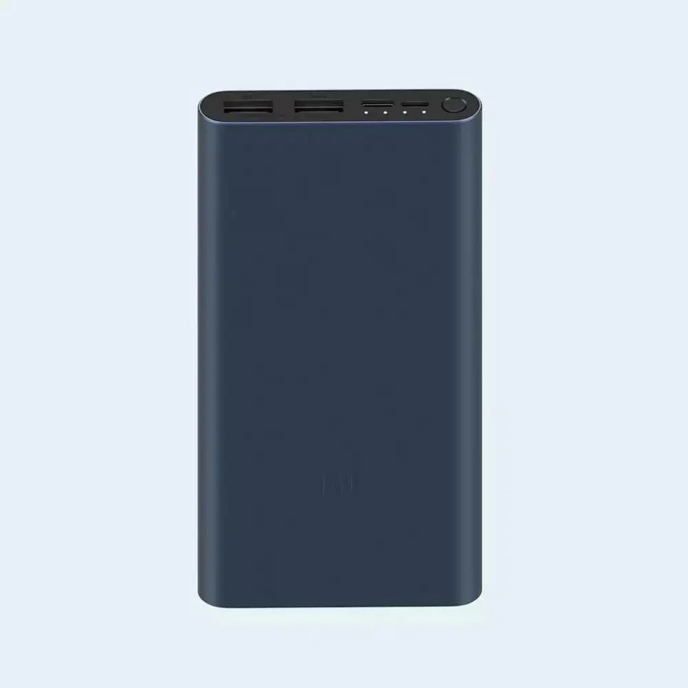 Xiaomi Power Bank 3 10000 мАч PLM13ZM USB Type C QC3.0 Быстрая зарядка Mi Powerbank портативное зарядное