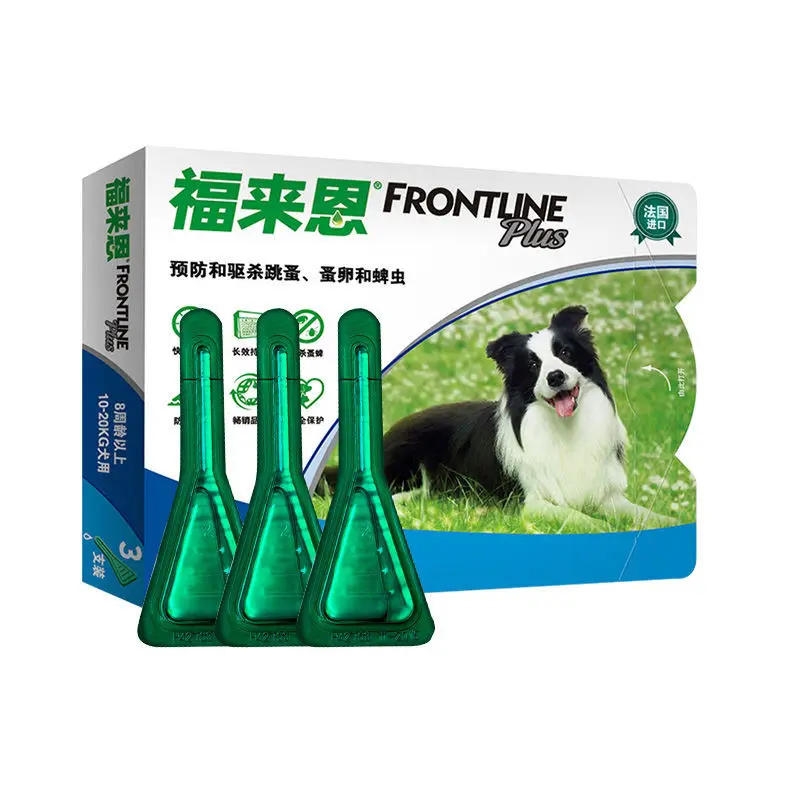 Frontline Plus для собак и кошек лечение блох клещей 3 шт.|Подгузники| |