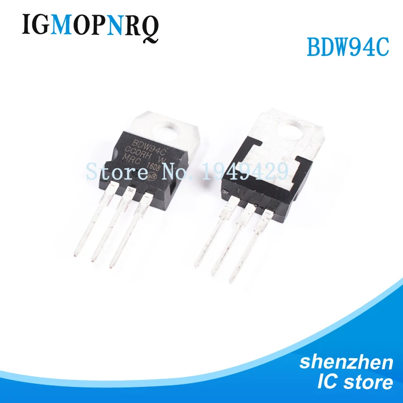 

10 шт. BDW94C TO-220 BDW94 транзистор Darlington PNP Новый