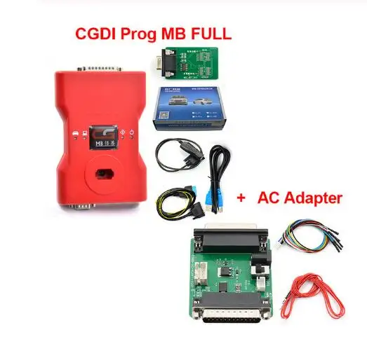 Инструмент для программирования ключей CGDI MB для Benz BGA, ключ-программист, Ник, калькулятор BGA, адаптер ELV, симулятор, адаптер переменного тока, тест EIS ELV - Название цвета: CGDI  AC