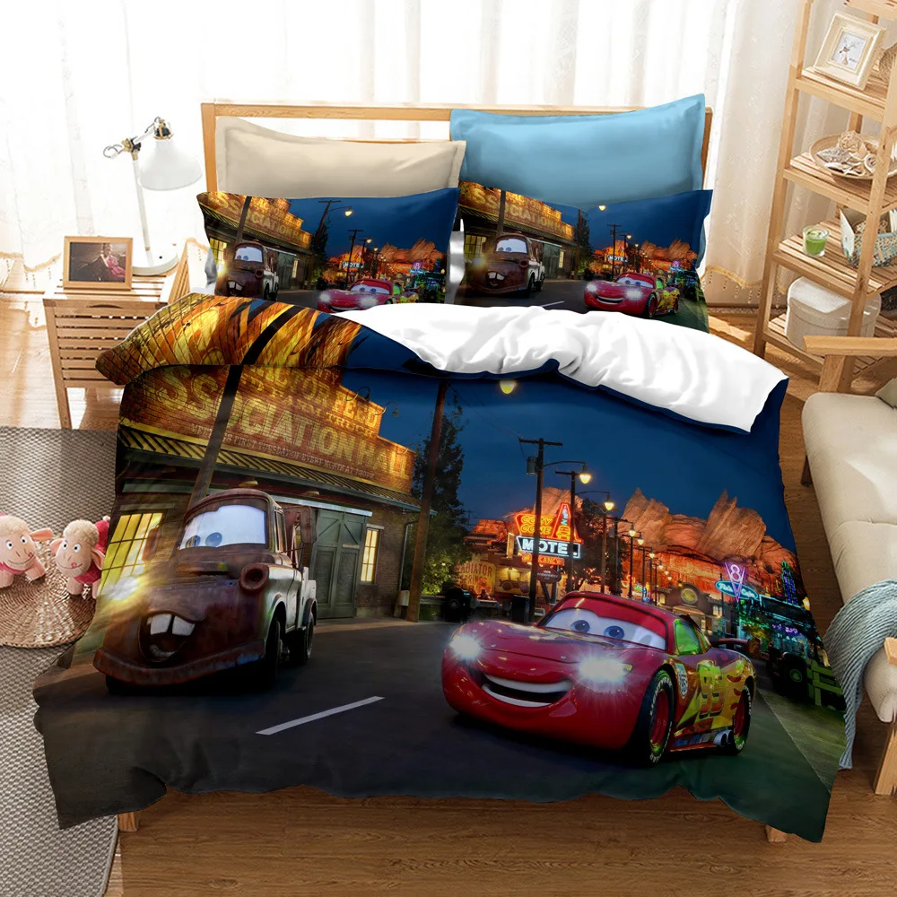 Автомобильный комплект постельного белья Lightning McQueen для детей декор спальни