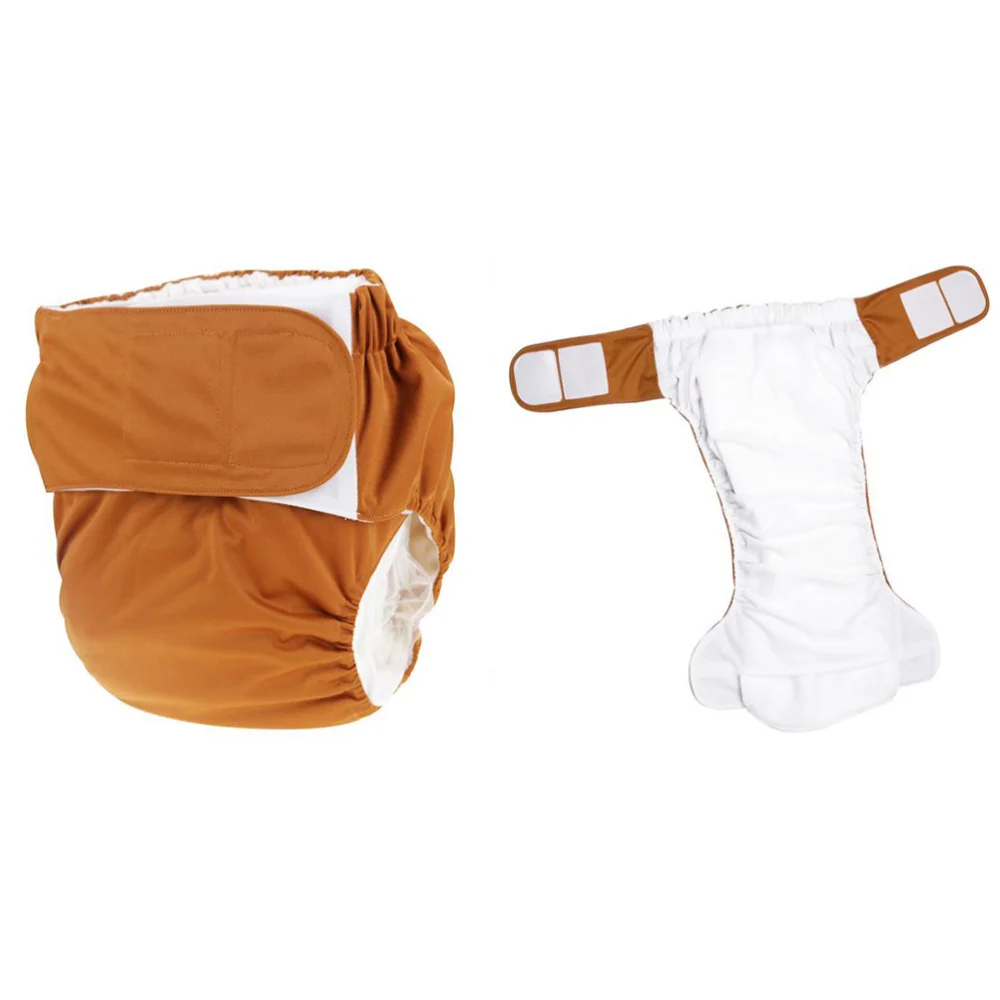 Непротекаемый Регулируемый тканевый подгузник моющаяся салфетка для старых