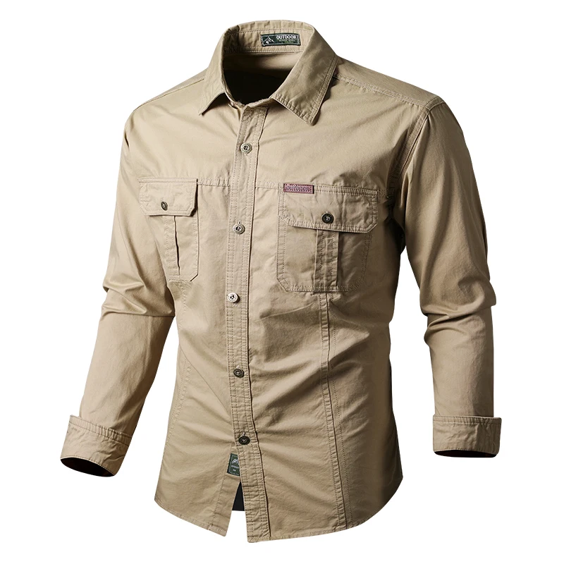Camisa de algodón 2021 para hombre, camisa de manga larga, informal, de negocios, a la moda, de Color sólido, ajustada, nueva de 100%