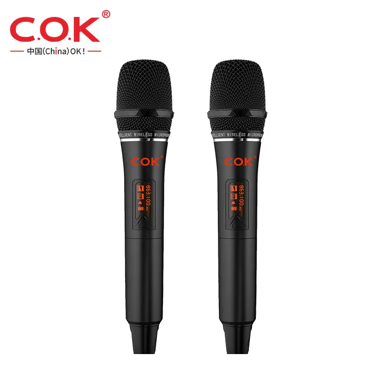 

high quality 900MHZ pro audio 200 channel dual handheld antenna uhf wireless microphone professional with rack xlr output receiv
