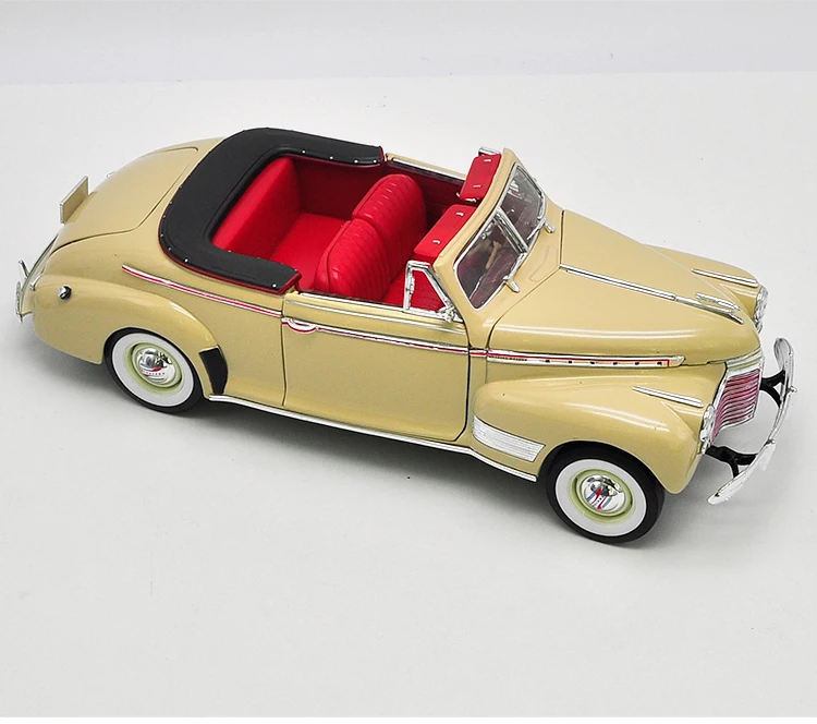 Высокая имитация 1:18 Chevrolet 1941 специальный роскошный сплав в кузове «Кабриолет», металлическая коллекция и подарок классическая модель автомобиля