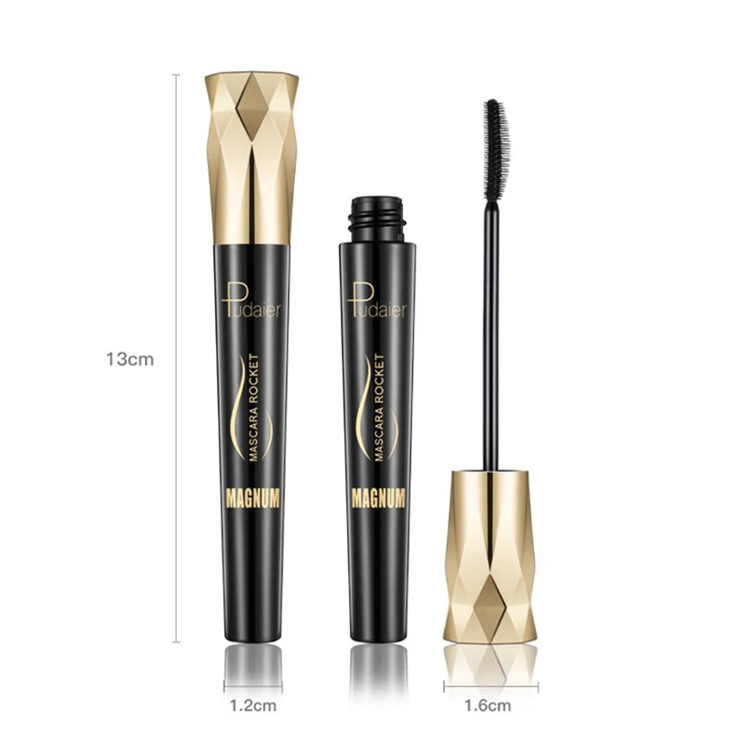Тушь для ресниц Crown Mascara 4D водостойкая Удлиняющая из шелкового волокна не