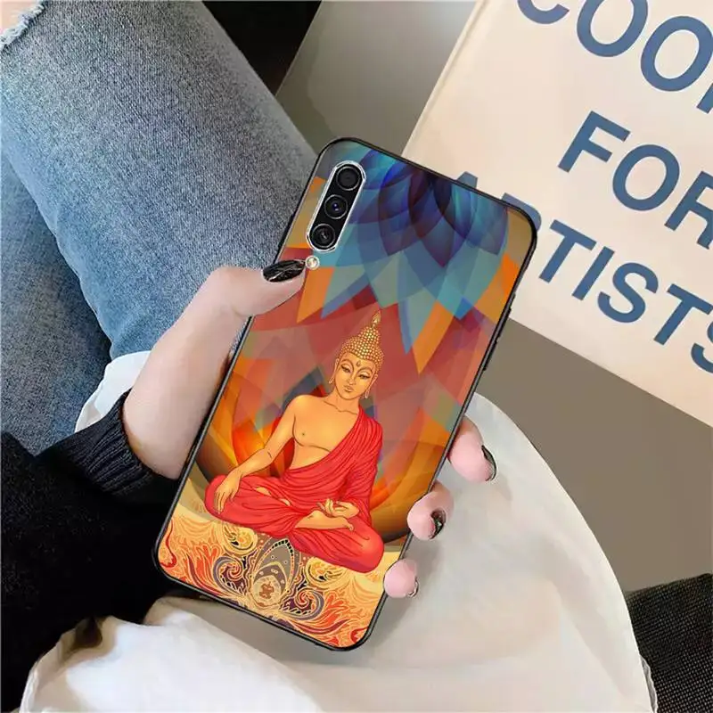 

Galactic Gautama Buddha Budha Retro Phone Case For Samsung galaxy S 9 10 20 A 10 21 30 31 40 50 51 71 s note 20 j 4 2018 plus