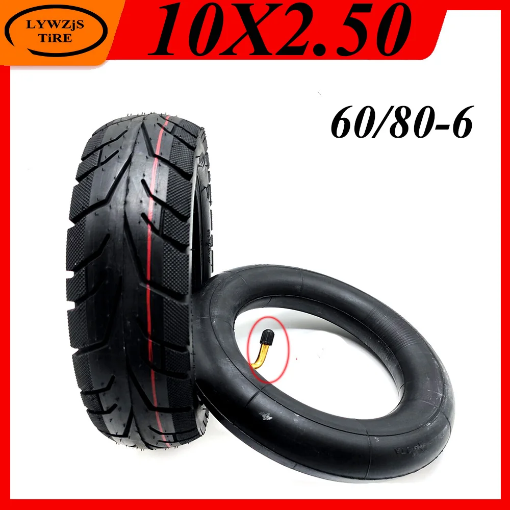 

High Quality 10x2.50 Pneumatic Tire for Electric Scooter 10 Inch 60/80-6 Wear Resistant Thickened Tyre