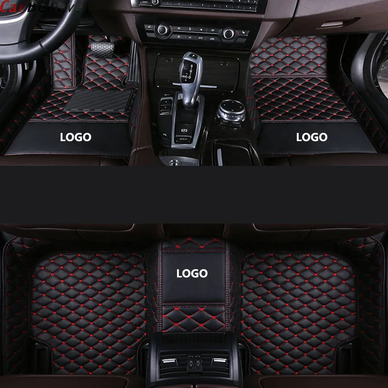 Car Styling LHD car accessories Floor Mats Leather Front&ampRear Waterproof Mat For Fiat Leader | Автомобили и мотоциклы
