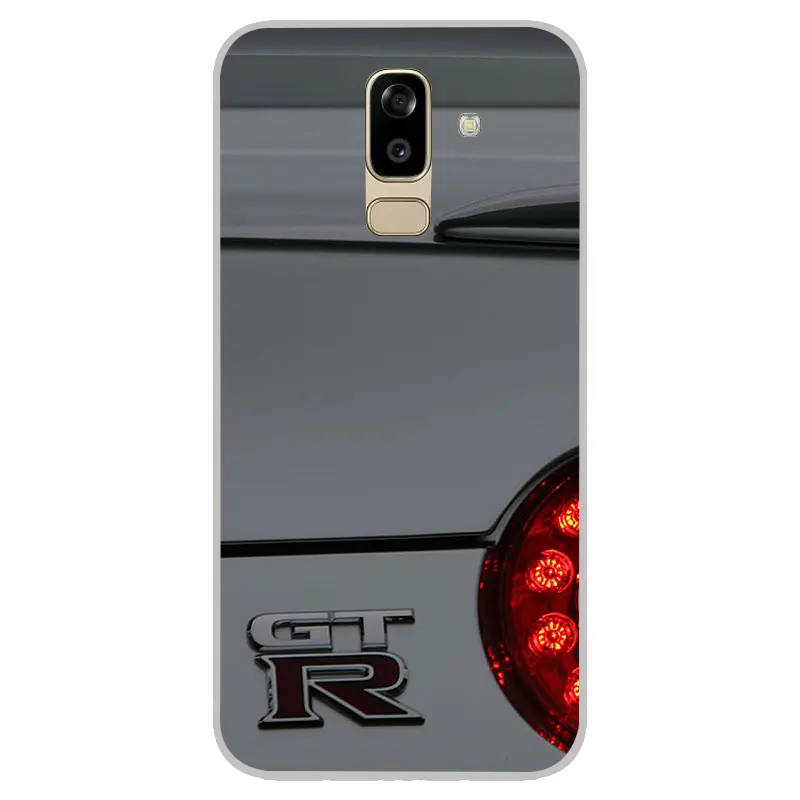 Спортивный автомобиль gt r матовый Силиконовый чехол для Samsung Galaxy J2 pro J3 J4 J6 J7 J8 A5 A7 A9
