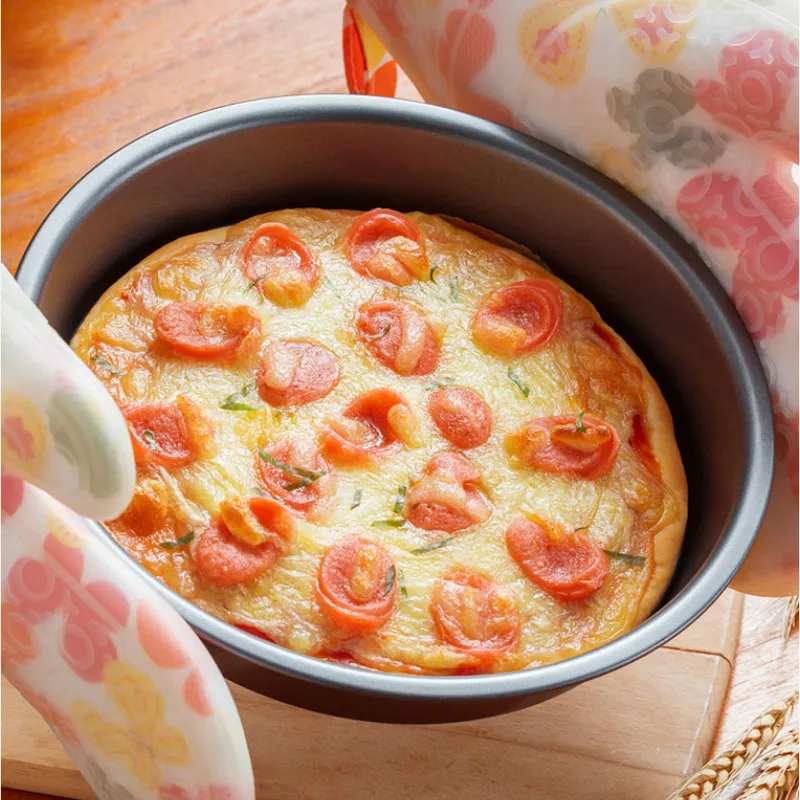 Утолщенный круглый поднос для хранения тортов форма выпечки пиццы хлеба духовки