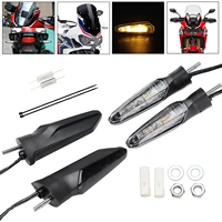 turn signal light front rear 7v led for honda crf1000l africa twin 2016 2017 2018 2019 motorcycle abs plastic clear smoke