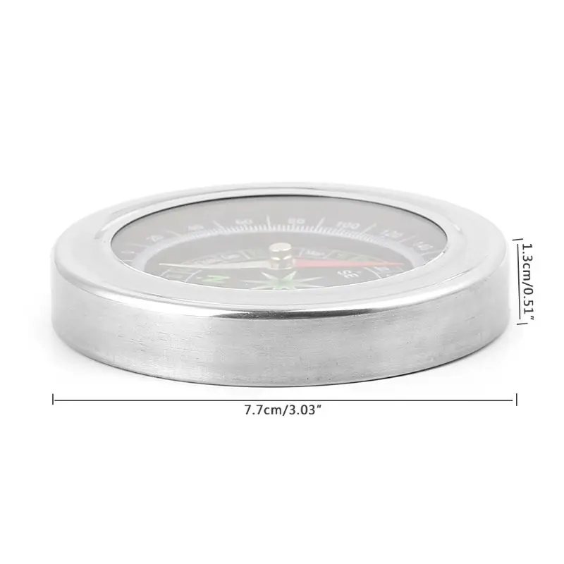 

Stainless Steel Compass Outdoor Camping Hiking Pocket Portable Navigation Tool