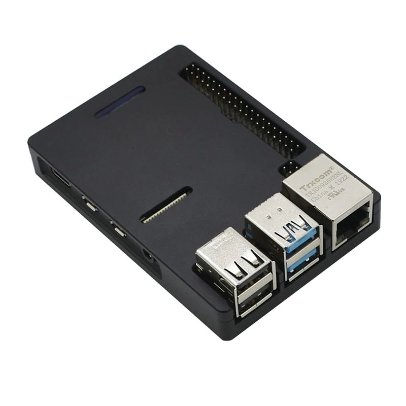 Корпус для Raspberry Pi 4 RPI 4B алюминиевый корпус с ЧПУ ультратонкий металлический