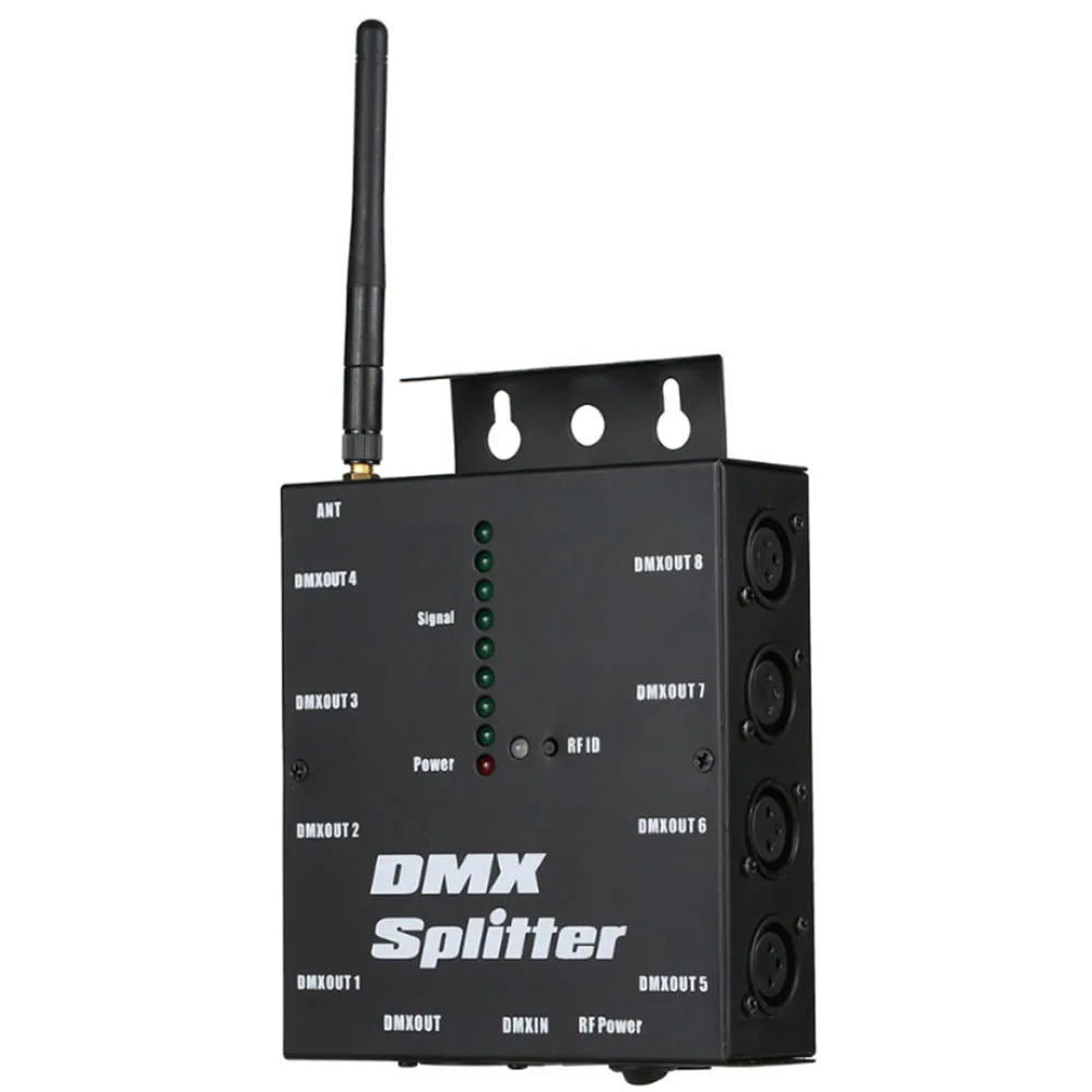 Беспроводной 8 Каналы DMX512 сплиттер DMX сценический светильник s разделитель