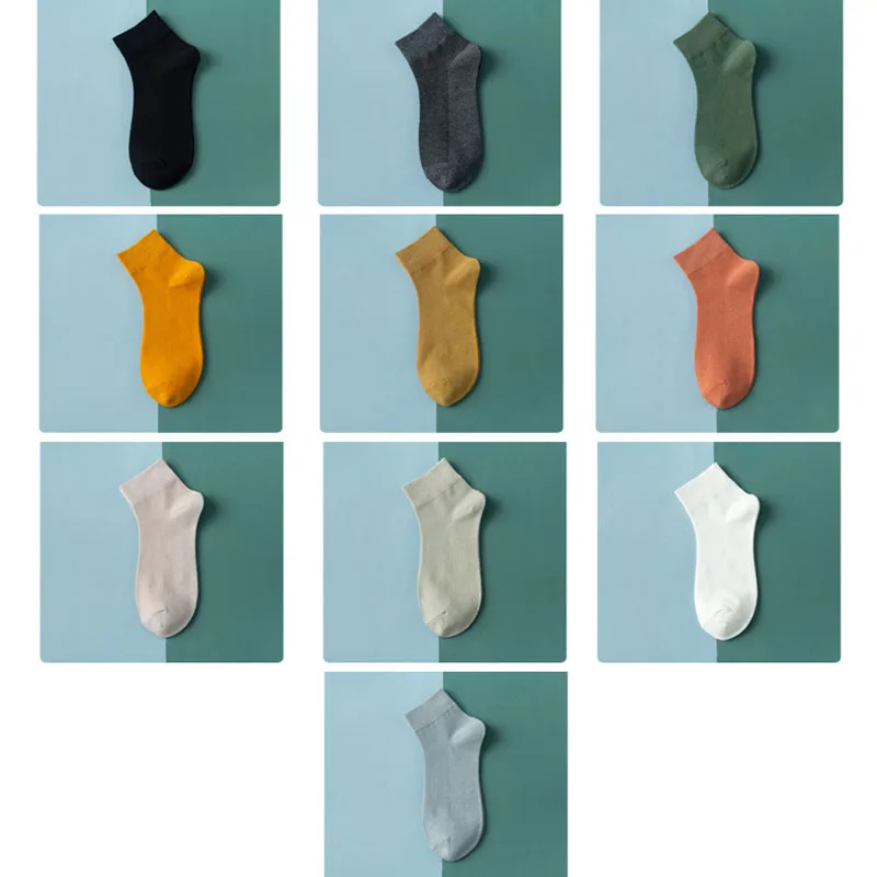 

1Pair Mid Tube Stockings Japanese Style Thin Cotton Pure Color Breathable Men Socks Mesh Spring Summer Student Sports Socks