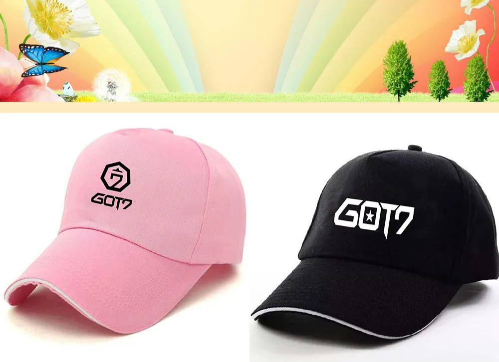 [MYKPOP] GOT7 бейсболка модный дизайн Хип-Хоп Кепка унисекс KPOP вентиляторы коллекция SA18072508