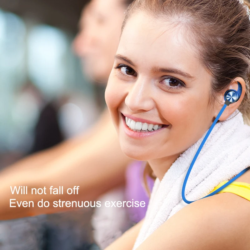 Heculas Bluetooth спортивные наушники Поддержка TF карты беспроводные стерео наушники магнитные наушники с микрофоном для телефона