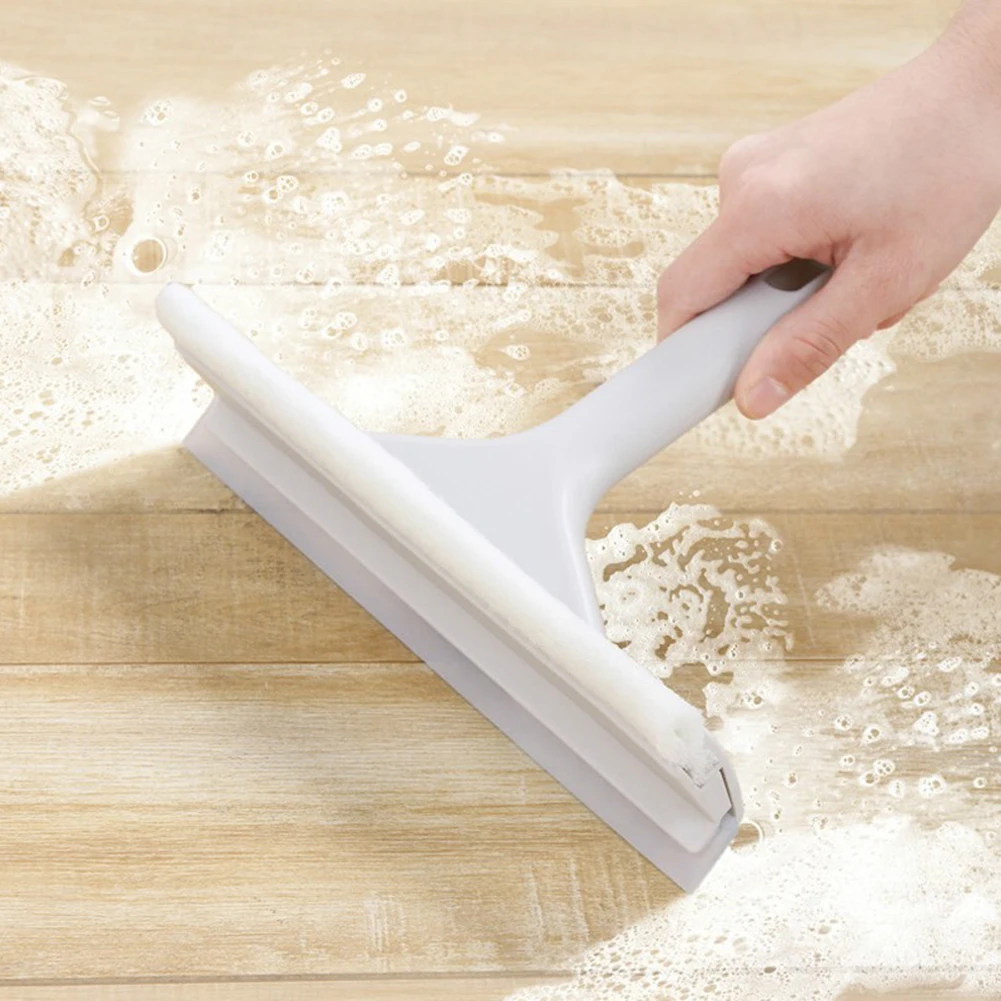 Practical Window Scrubber Wiper Scraper Cleaner Water Car Glass Cleaning Brush for Household Living Room Windows | Дом и сад