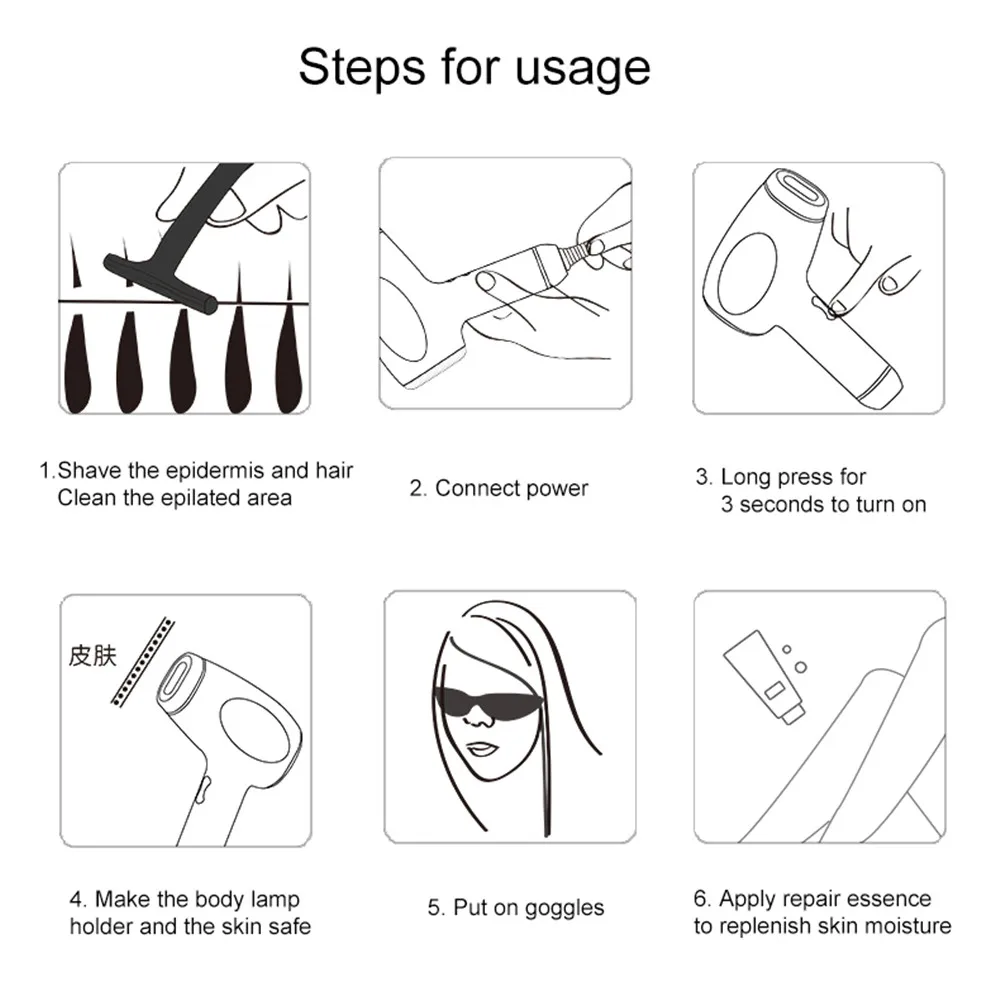 Новинка 500000 IPL лазерный эпилятор ЖК постоянный Триммер бикини Электрический для