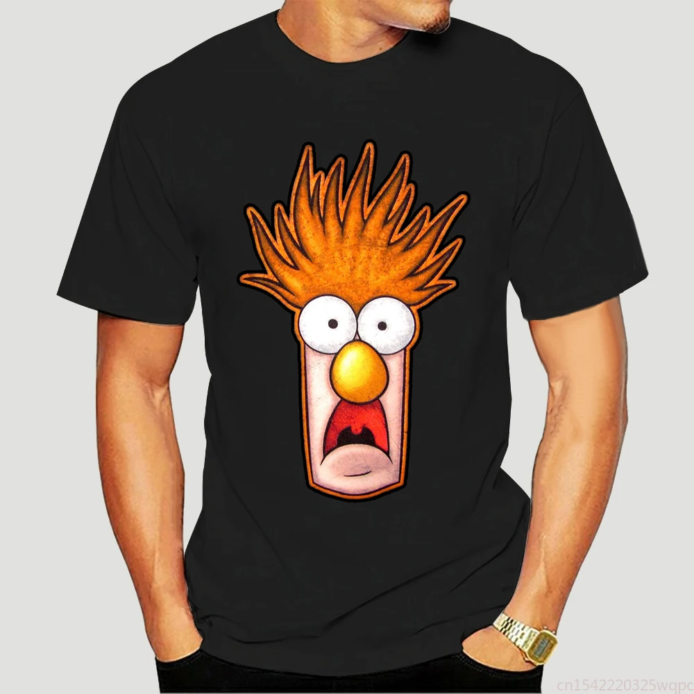 

New Beaker Muppets Meep White MenS T-Shirt Clothing Size Big Tall Tee Shirt